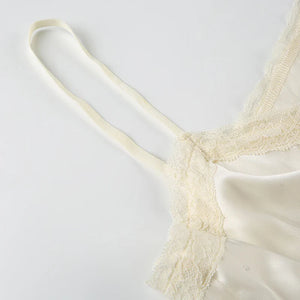 Coquette Split Front Lace Top