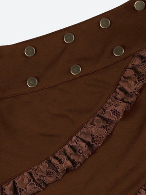 Fairy Grunge Asymmetric Mini Skirt