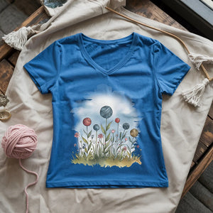 Yarn Field Lady V-neck