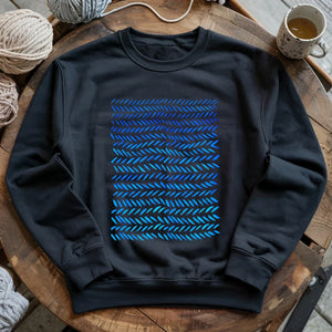 Watercolor knitting pattern Sweatshirt