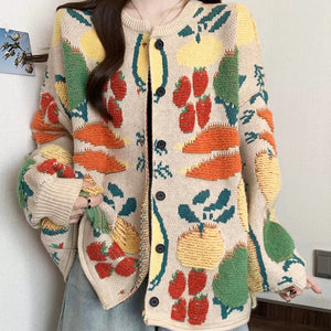 Farmers Market Aesthetic Cardigan