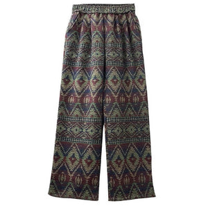 Grandma Aesthetic Patterned Pants