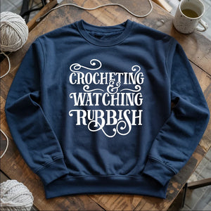 Crochet And Christmas Movie Sweatshirt