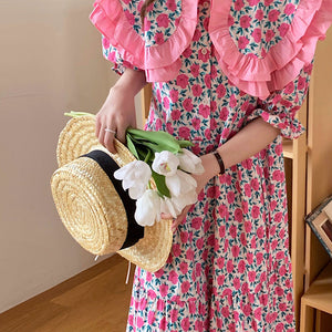 Secret Garden Collar Floral Dress