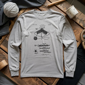 Vintage Knitting Pattern Long Sleeve T-shirt