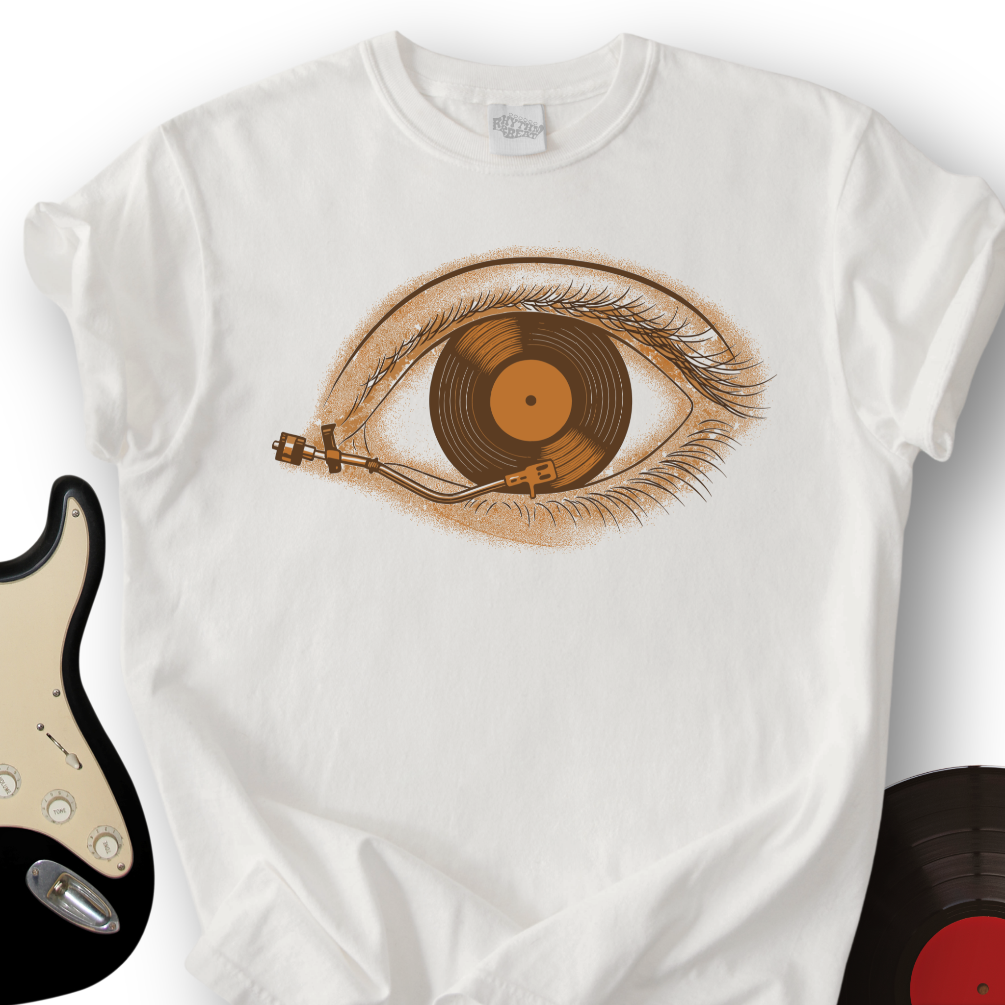Eye with Vinyl Record T-Shirt