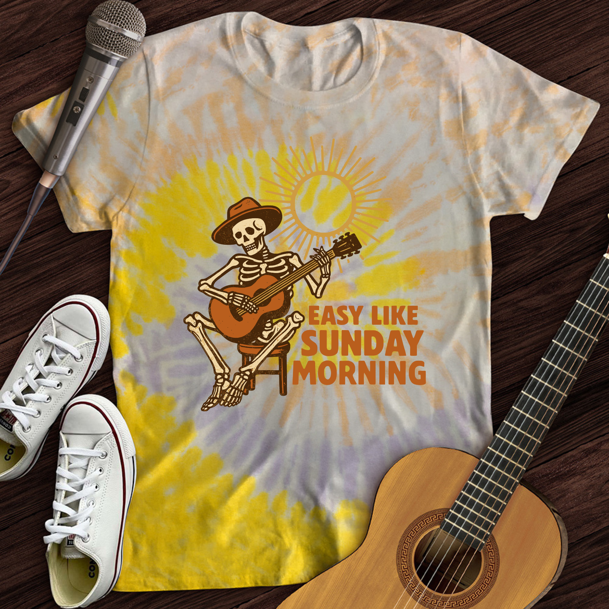 Easy Like Sunday Morning Tie Dye T-Shirt
