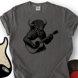 Bison Playing Guitar T-Shirt