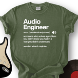 Audio Engineer Definition T-Shirt