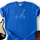 Acoustic Guitar Heart Beat T-Shirt