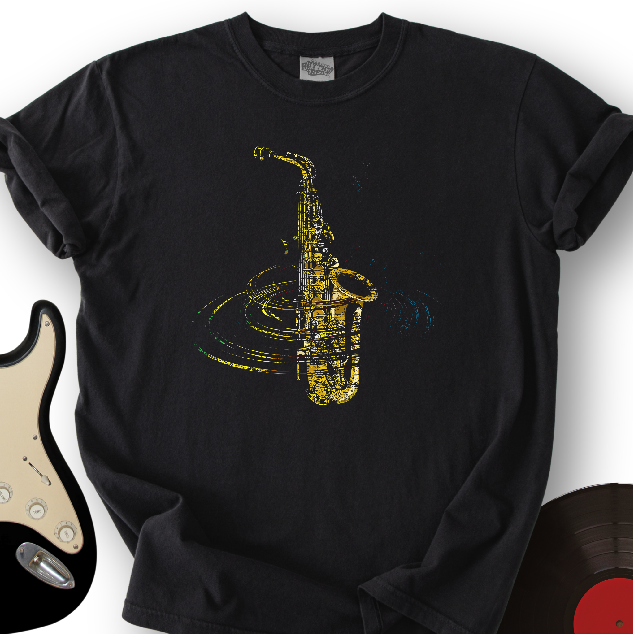 Colorful Sax T-Shirt