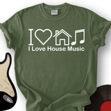 I Love House Music T-Shirt