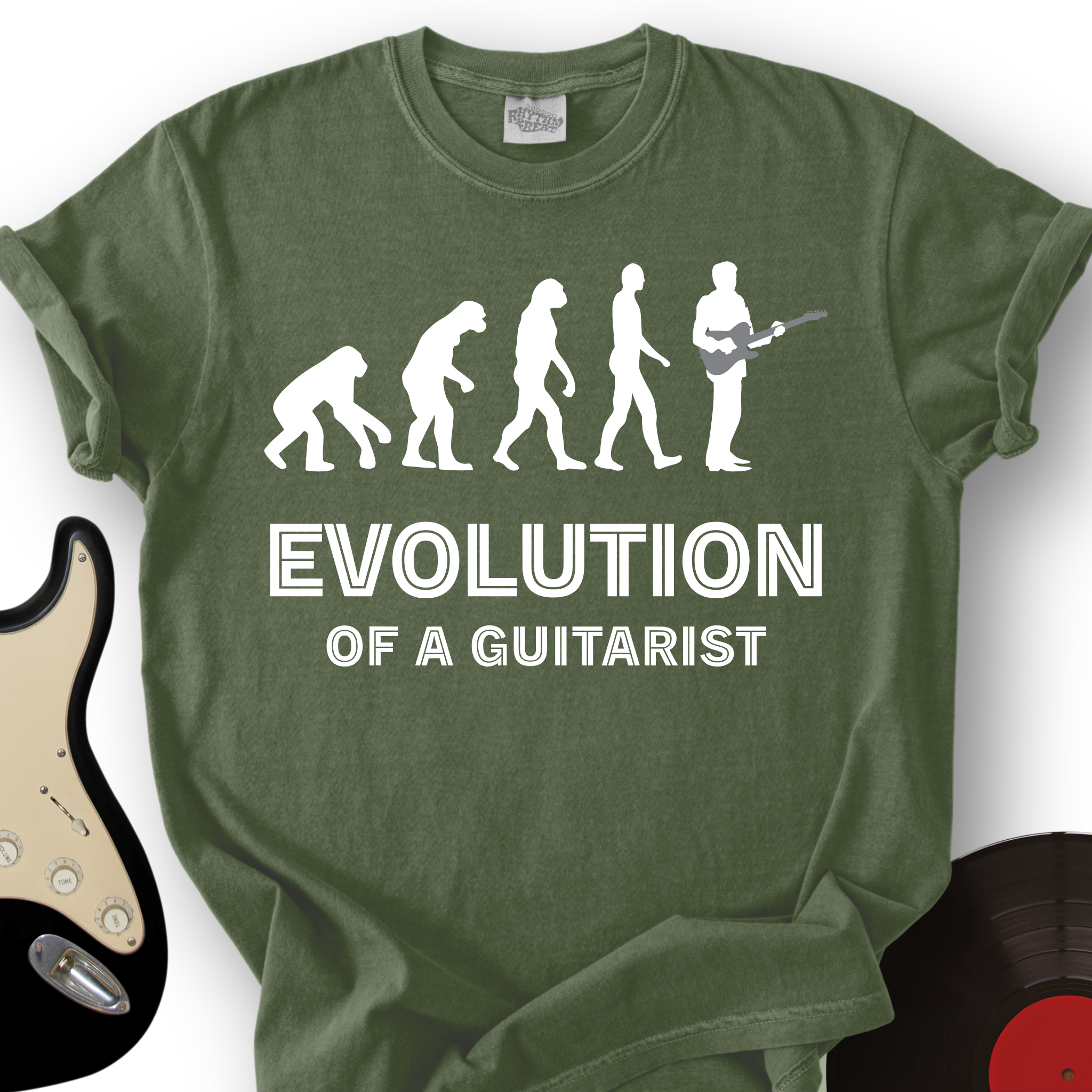 Evolution Of A Guitarist T-Shirt