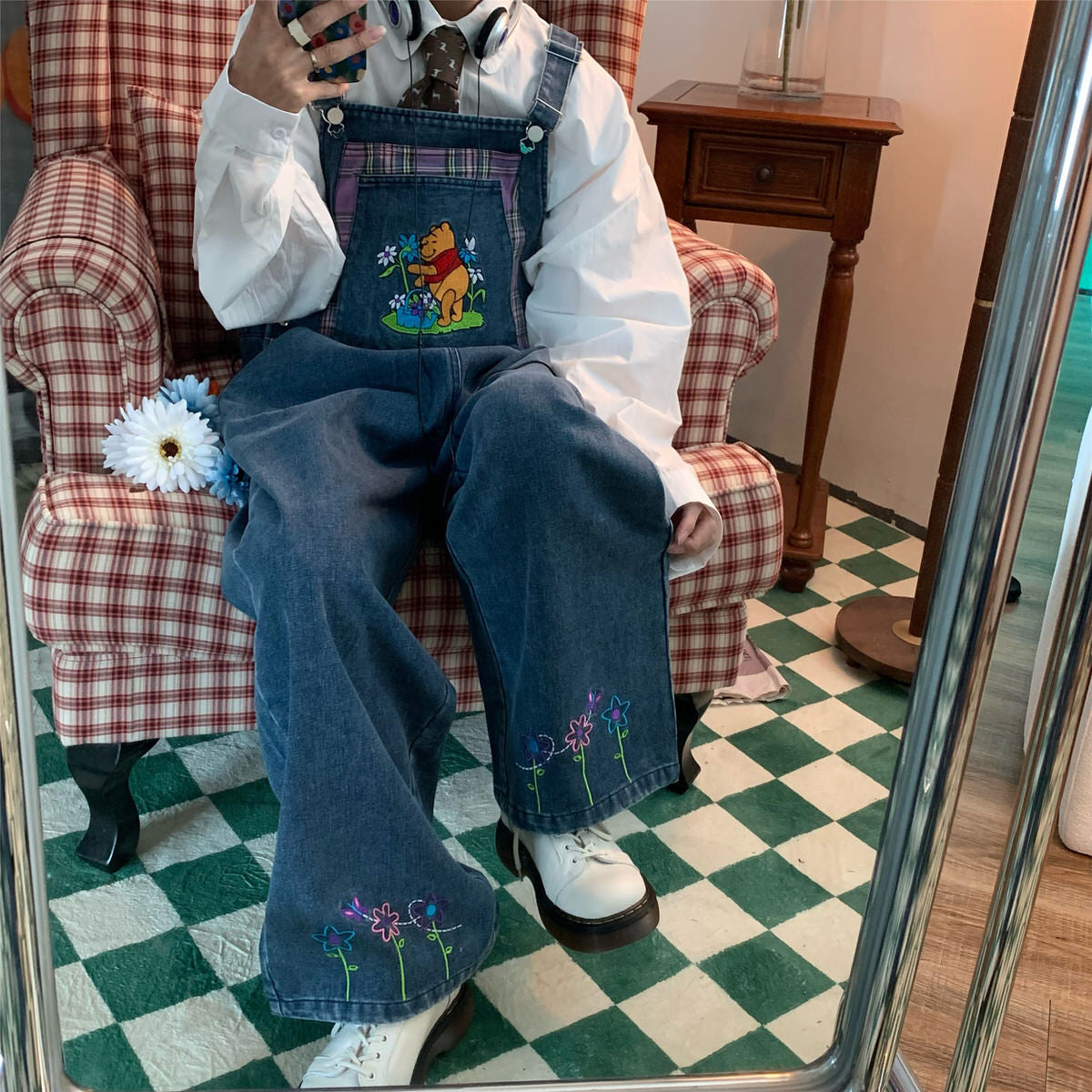 90's Kids Cartoon Overalls