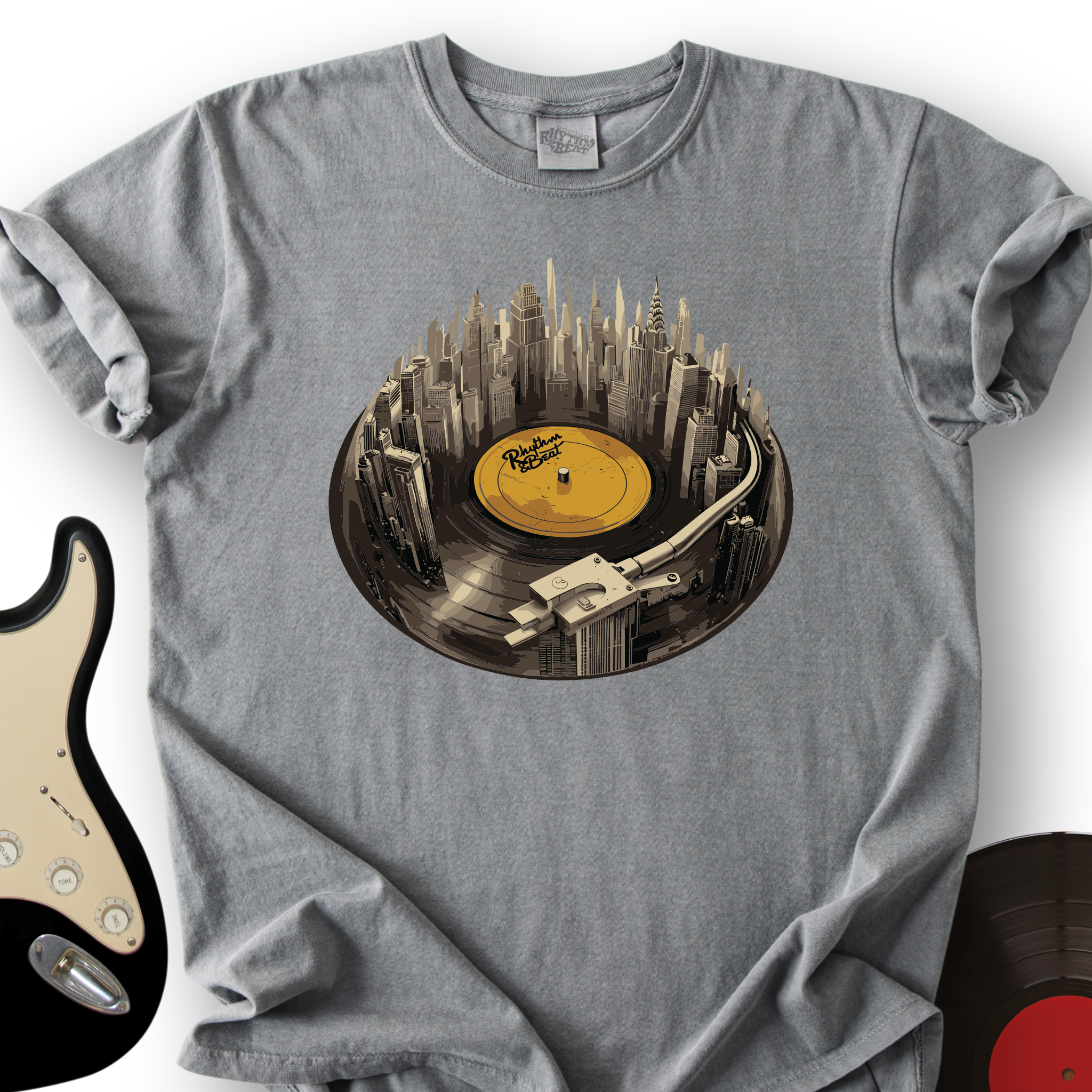 City Beats Vinyl T-Shirt