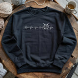 Knit heartbeat Sweatshirt