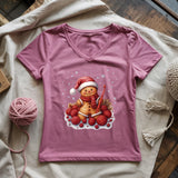 Crochet Ginger Lady V-neck