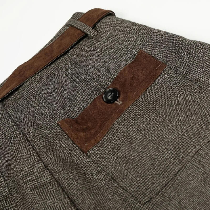 Belted Pleated Pants