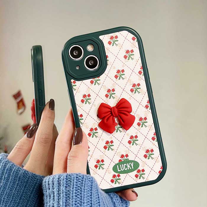Bow Flowers iPhone Case