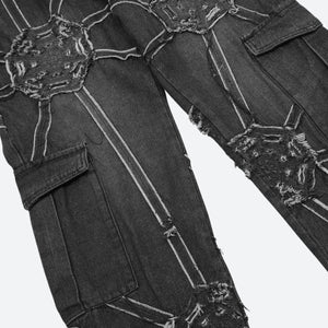 Cyberpunk Patchwork Jeans