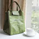 Dark Academia Paper Look Handbag