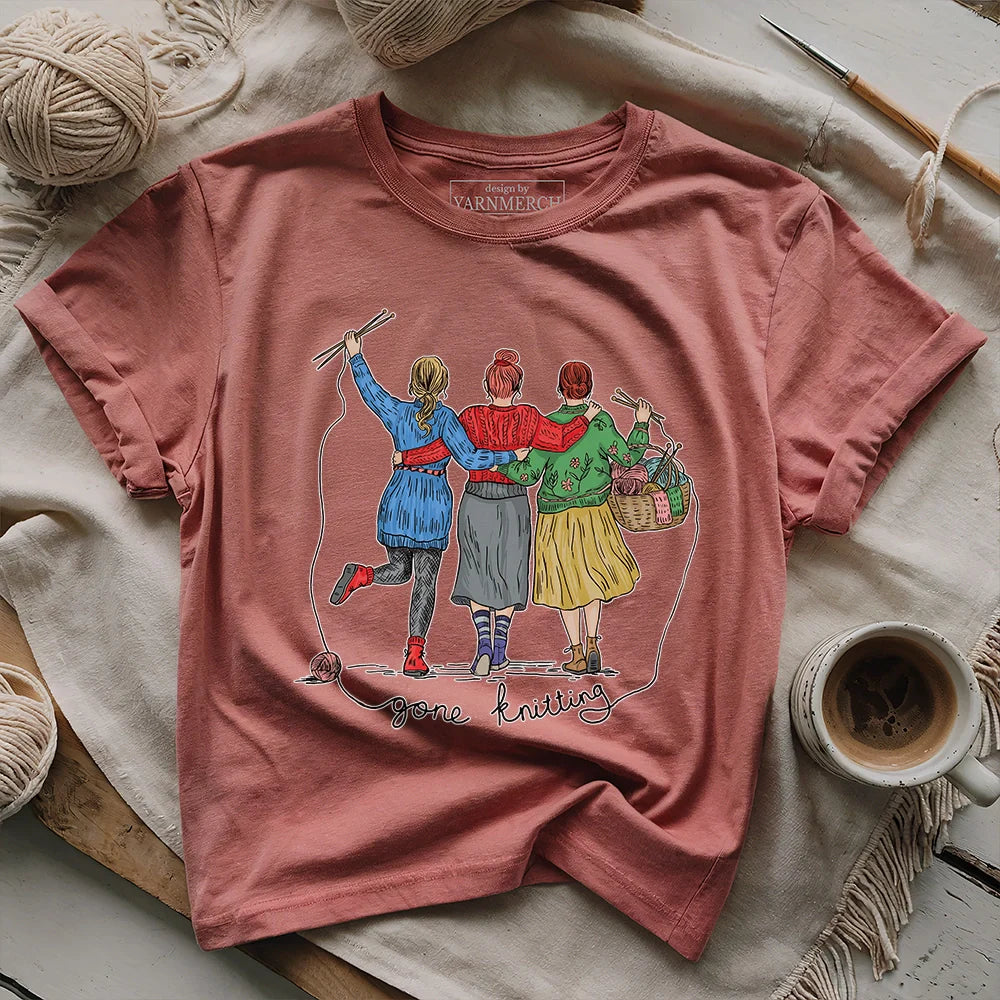 Girls Gone Knitting T-shirt