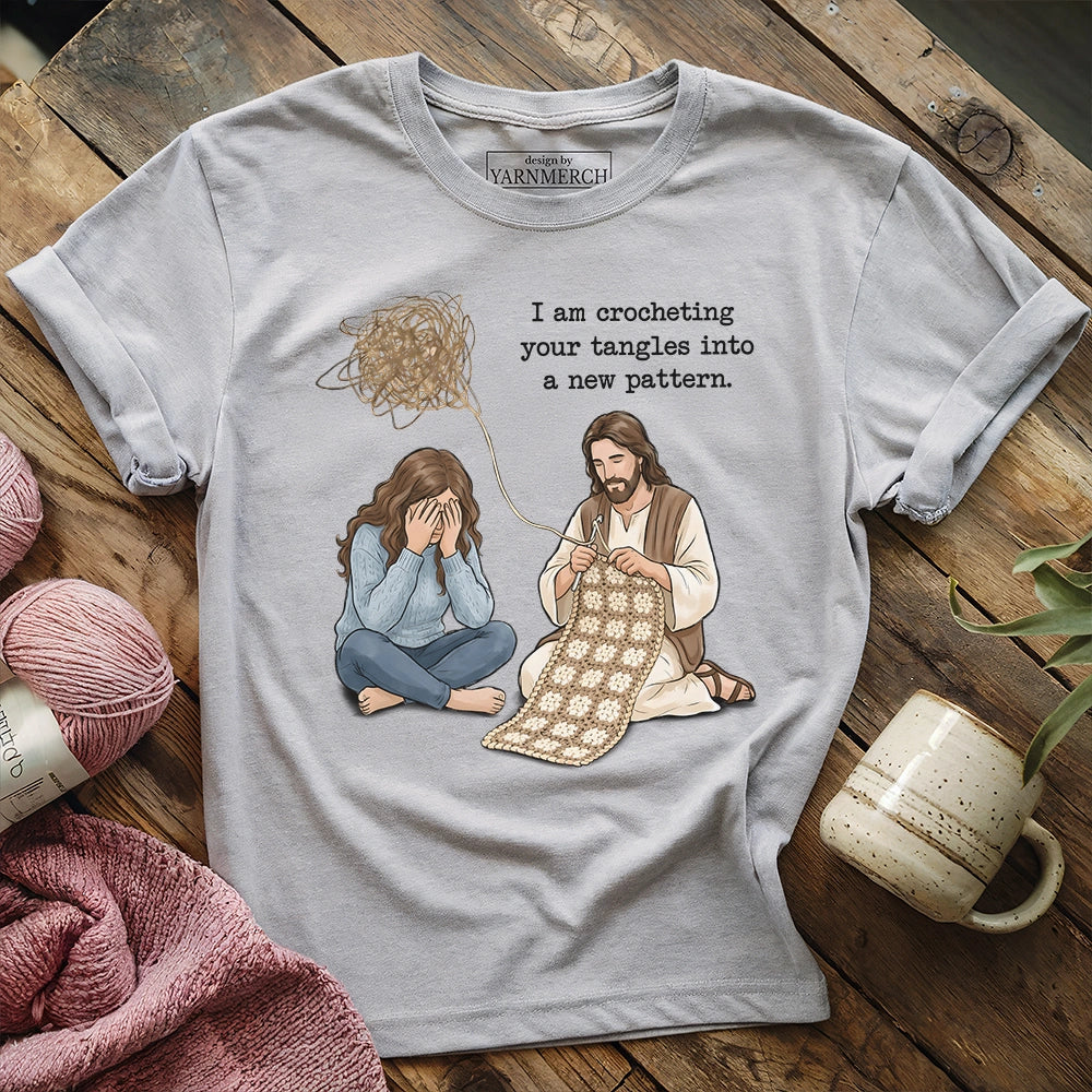 God Crocheting Tangles T-shirt