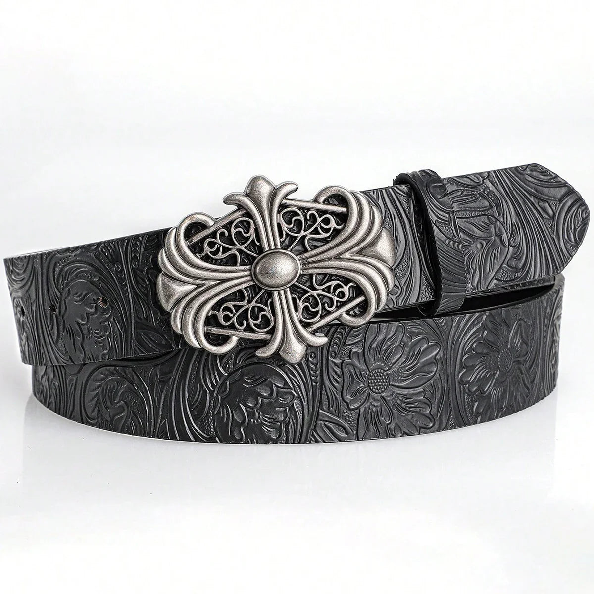 Goth Metal Cross Belt