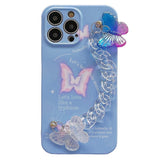 Holographic Butterfly Chain iPhone Case