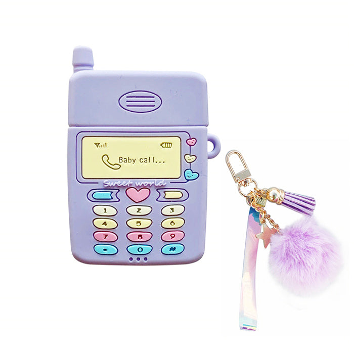 Lilac Cell Phone AirPods Case