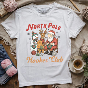 North Pole Crochet Club T-shirt