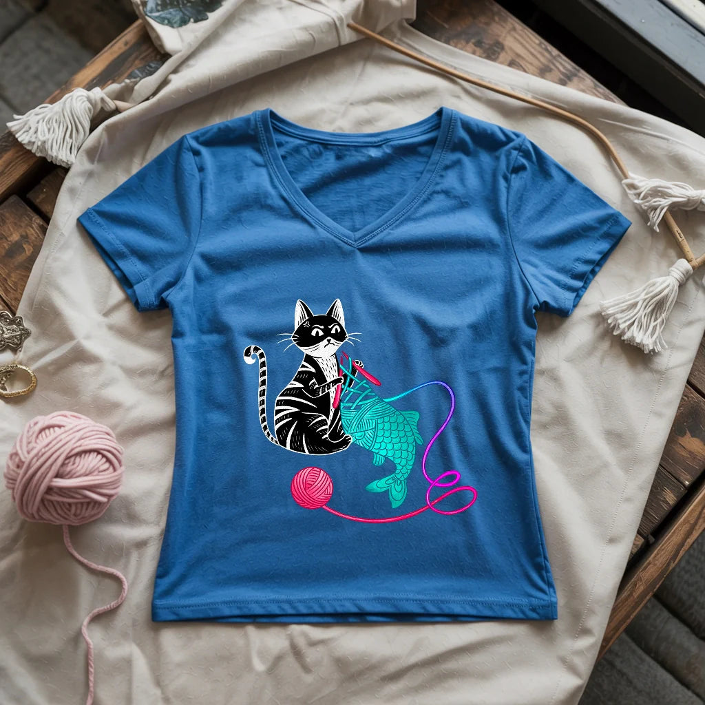 Knitfish Lady V-neck