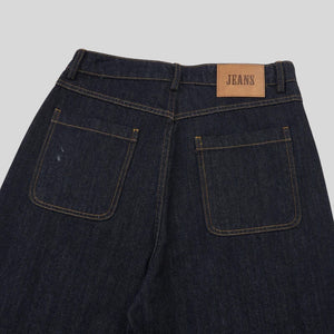 Side Stripe Wide Jeans