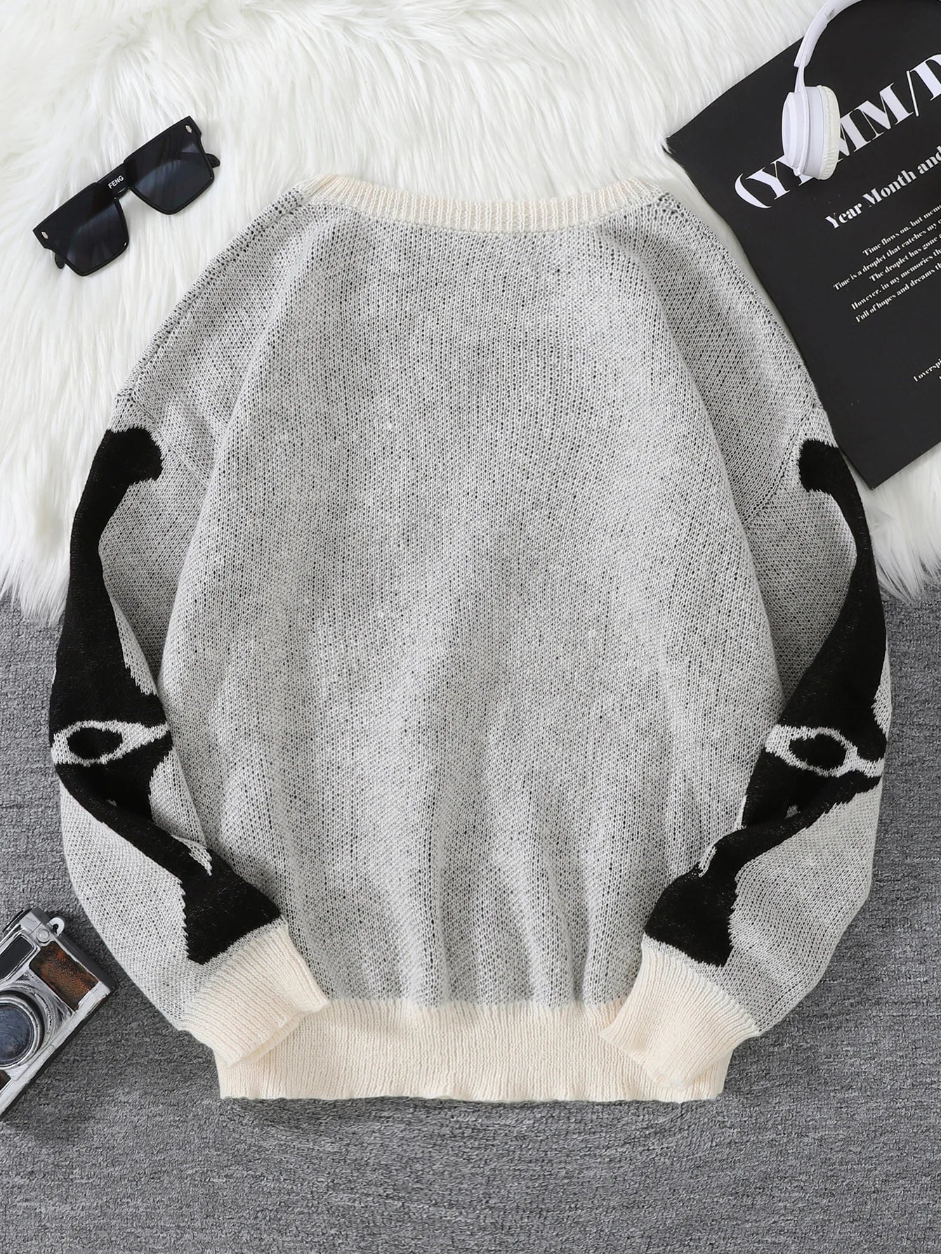 Skeleton Pullover Sweater