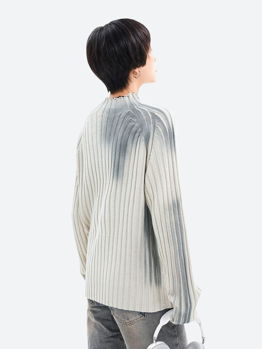 Tie Dye Ribbed Sweater