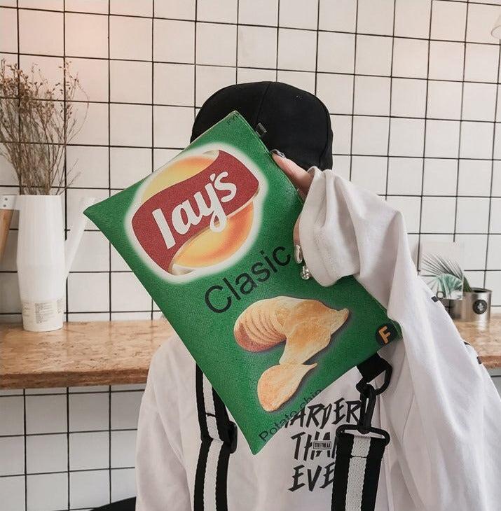 Weirdcore Chips Crossbody Bag