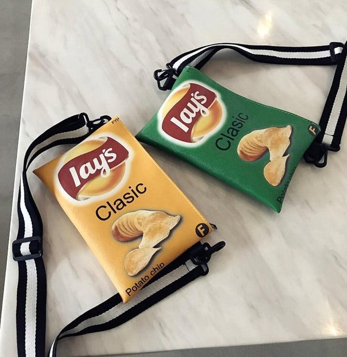 Weirdcore Chips Crossbody Bag
