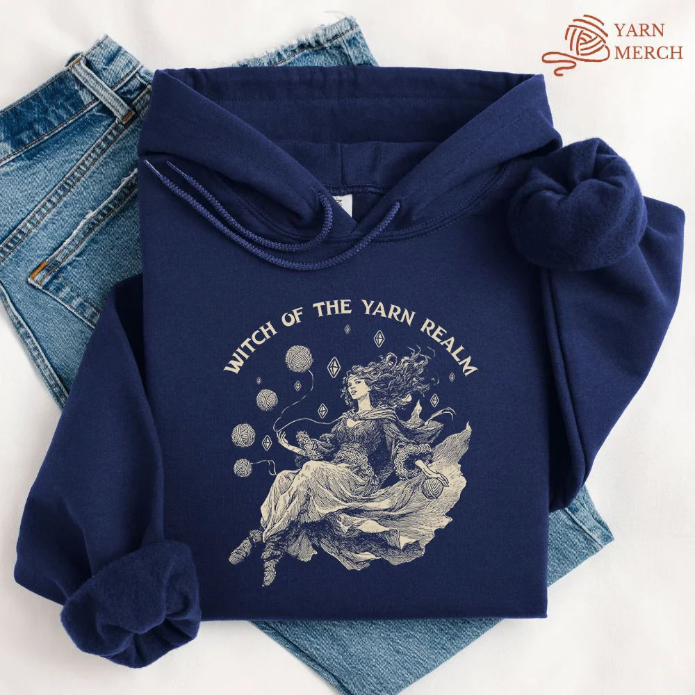 Witch Of The Yarn Realm Hoodie