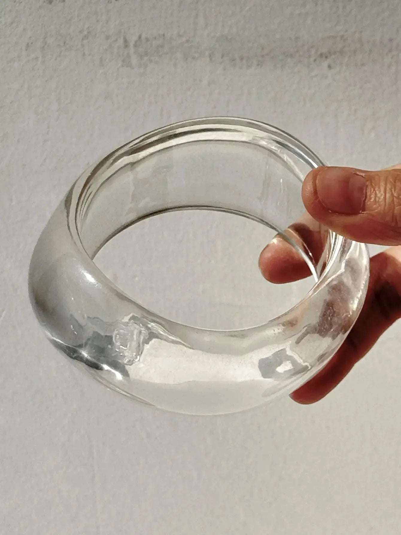 Y2K Clear Resin Bracelet