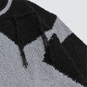 Y2K Distressed Sweater