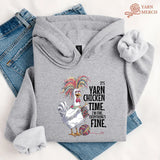 Yarn Chicken Time Hoodie
