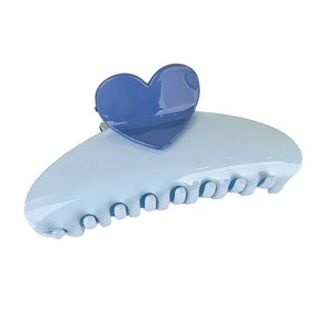 Soft Girl Aesthetic Heart Hair Claw