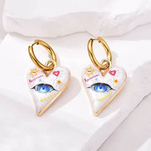 All-Seeing Heart Earrings