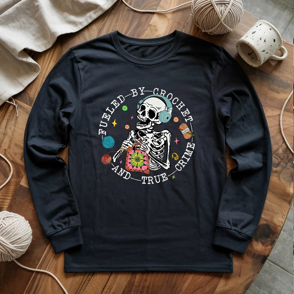 Crochet & True Crime Long Sleeve T-shirt