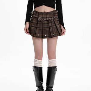 High School Crush Mini Skirt