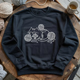 Cat And Yarn Sweatshirt