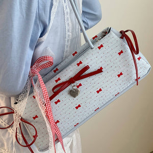 Coquette Charm Bow Shoulder Bag