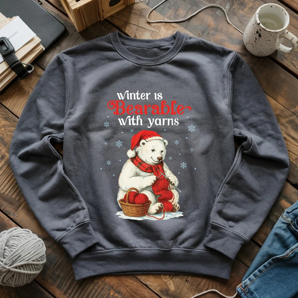 Bearable With Yarns Sweatshirt