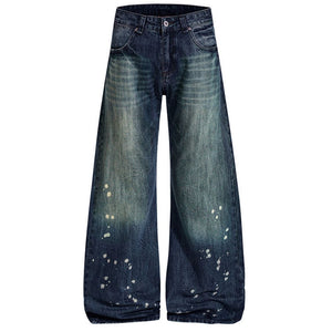 Downtown Girl Distressed Baggy Jeans
