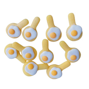 Fun Egg Shaped Hair Clips Pack